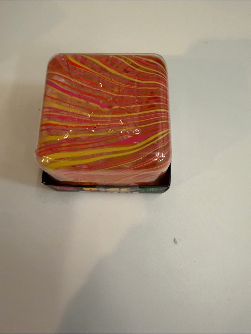 NeeDoh Nice Berg Swirl - Pink, Yellow, Orange